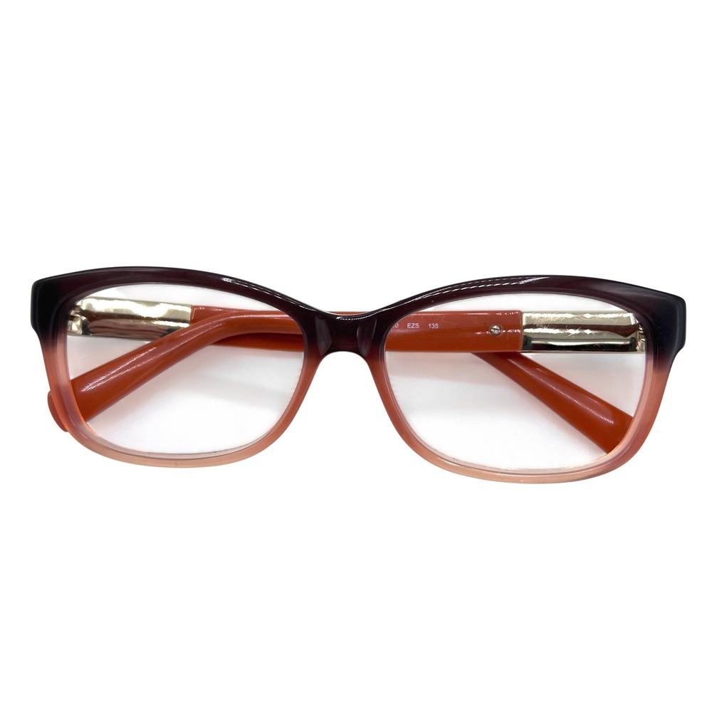 Jimmy Choo JC110 53-15-135 Burgundy Peach Ombre Crystal Eyeglasses Frames Only